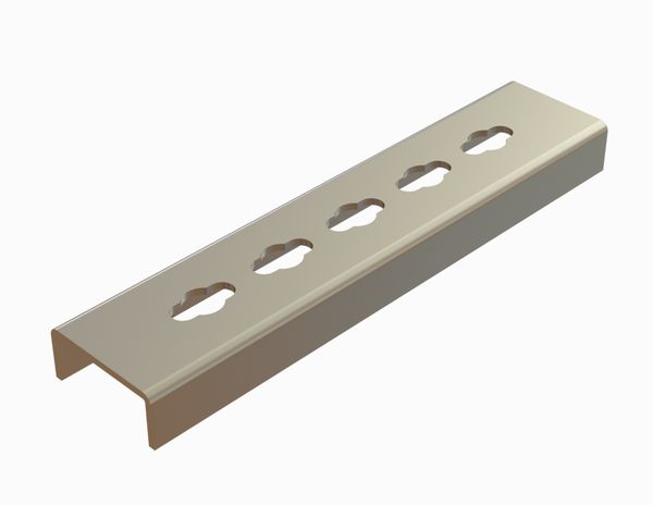 Perforated track with one threaded rod 160 PL